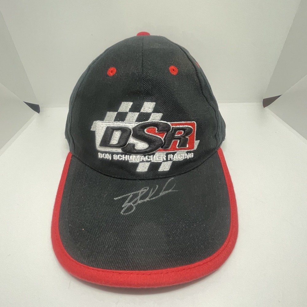 Don Schumacher Racing NHRA Black Ball‎ Cap Hat Adjustable Autographed